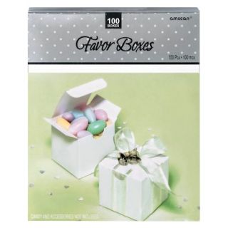 White Favor Boxes   100 Count