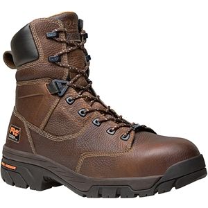 Timberland Mens Timberland Pro Helix WP 8 inch Composite Toe Brown Boots, Size 10.5 M   87566