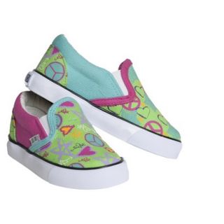 Girls Xolo Shoes Doodle 2 Twin Gore Canvas Sneakers   Multicolor 4
