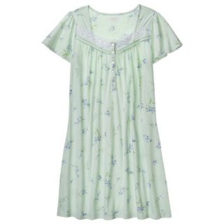 Moonlight Sonata Mint Floral Gown   S