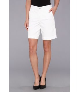 NYDJ Hadley Short Sanded Twill Womens Shorts (White)