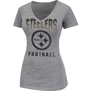 Pittsburgh Steelers VF Licensed Sports Group NFL Womens Pride Playing III Top