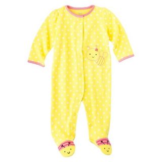 Just One YouMade by Carters Newborn Girls Sleep N Play   Yellow/Pink 9 M