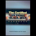 Certified Six Sigma Black Belt Handbook  With CD