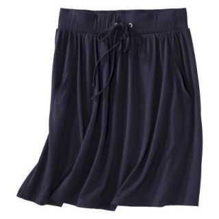 Merona Petites Front Pocket Knit Skirt   Navy XSP