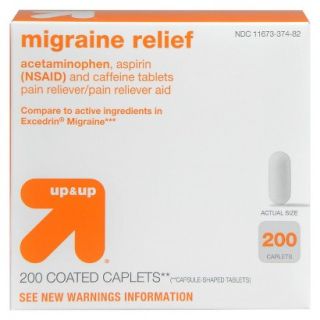 up&up Migraine Relief Caplets   200 Count