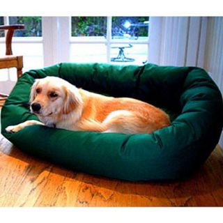 Majestic Pet Heavy Duty Denier Bagel Bed   Green (XLarge)