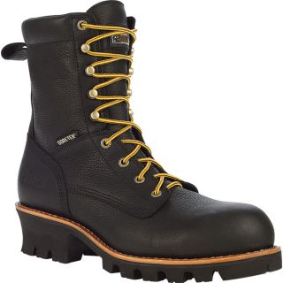 Rocky Great Oak 8 Inch Gore Tex Waterproof Logger Boot   Black, Size 9, Model