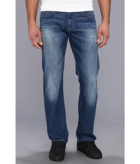 Mavi Jeans Zach Regular Rise Straight Leg in Light Utah Mens Jeans (Black)