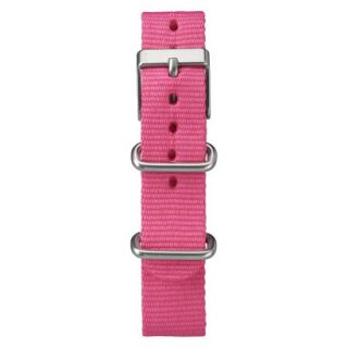 Womens Timex Weekender Mid Size Slip Thru Replacement 18mm Strap   Pink  