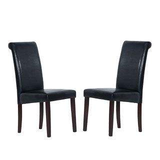 Warehouse Of Tiffany Black Dining Chairs (set Of 2)