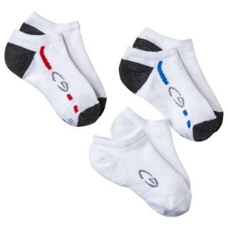 C9 by Champion Boys 3 Pack Low Cut Socks   White L