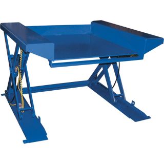 Vestil Ground Lift Scissor Table   4000 lb. Capacity, 50 Inch L x 44 Inch W