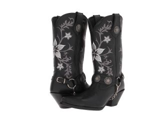 Durango 12 Floral Harness Cowboy Boots (Black)