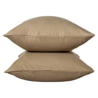 Room Essentials Jersey Pillow Case   Tan (Standard)