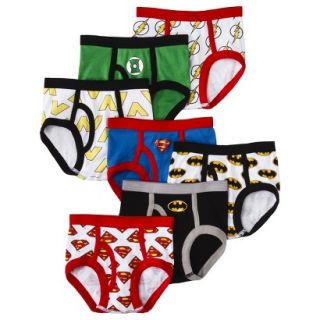 Warner Brothers Toddler Boys Justice League 7 Pack Briefs 4T