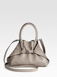 Akris Ai Mini Top Handle Bag   Grey