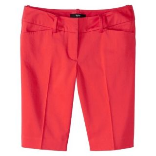 Mossimo Petites 10 Bermuda Shorts   Red 14P
