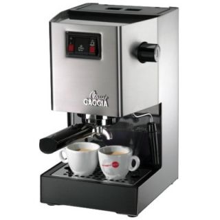 Gaggia Classic Brushed Stainless Steel Espresso Machine   14101