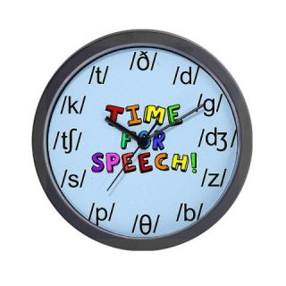  Time for Speech Wall Clock