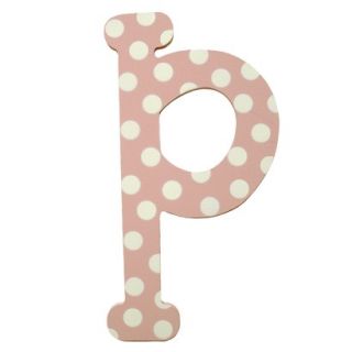 My Baby Sam Pink Polka Dot Letter   p