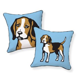 Naked Decor Beagle Pillow brown beagle