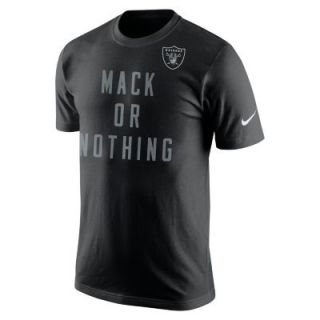 Nike Mack Or Nothing (NFL Oakland Raiders) Mens T Shirt   Black