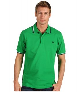 Fred Perry Twin Tipped Fred Perry Polo Mens Short Sleeve Pullover (Green)