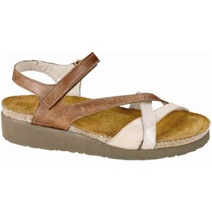 Naot Womens Sophia Cinnamon Biscuit Champagne Sandals, Size 42 M   4441 S1B