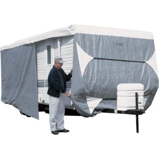 Classic Accessories PolyPro III Deluxe Travel Trailer Cover   Fits 30ft. 33ft.