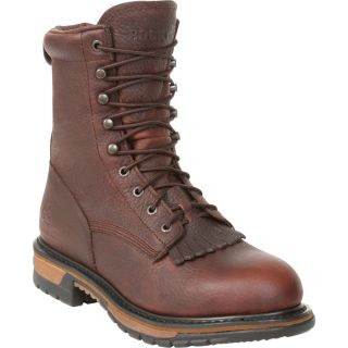 Rocky Waterproof Steel Toe EH Lacer Work Boot   Brown, Size 10 1/2, Model 6717