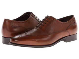 Mezlan Fisher Mens Lace Up Wing Tip Shoes (Tan)