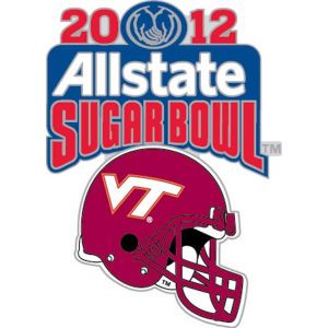 Virginia Tech Hokies AMINCO INC. 2012 Sugar Bowl Helmet Pin