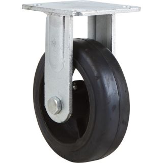 6 Inch Rigid Solid Rubber Replacement Caster