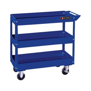 Excel Rolling Tool Cart   300 Lb. Capacity, Blue, Model TC301A BLUE