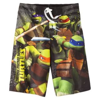 Teenage Mutant Ninja Turtles Boys Swim Trunk   Green L