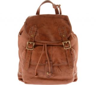 Womens Frye Campus Backpack   Saddle Leather