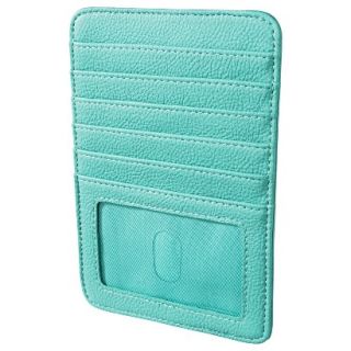 Merona Card Case Wallet   Turquoise