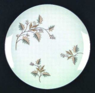 Royal Court Shelley Dinner Plate, Fine China Dinnerware   Gray & Tan Leaves,Coup