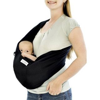 Karma Baby Organic Cotton Twill Sling Carrier   Black   Extra Small