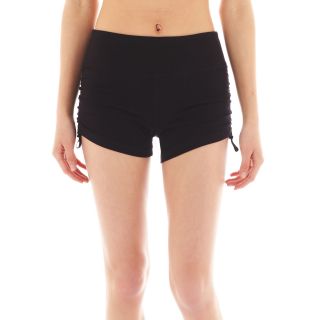 City Streets Cinched Shorts, Black, Womens