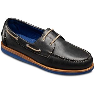 Allen Edmonds Mens South Shore Charcoal Black Blue Shoes, Size 11.5 E   40574