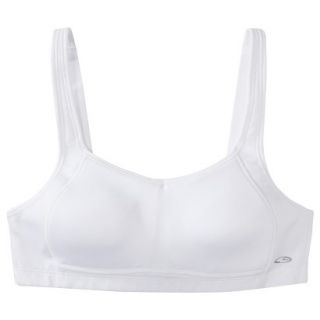C9 by Champion Womens High Support Bra with Convertible Straps   True White