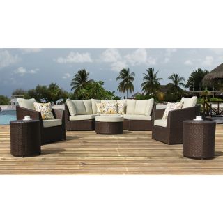 Sirio Wicker Resin 8 piece Outdoor Furniture Set