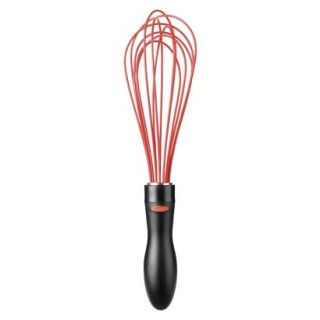 OXO Silicone Whisk   Black/Red