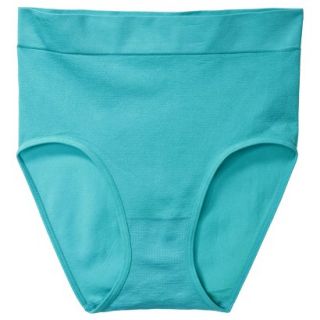 Gilligan & OMalley Womens Seamless High Rise Brief   Tableaux Turquoise M