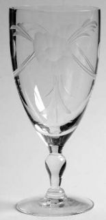 Glastonbury   Lotus 1500 1 Juice Glass   Stem 1500, Gray Cut Floral