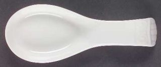 Gibson Designs Claremont (No Trim) Spoon Rest/Holder (Holds 1 Spoon), Fine China