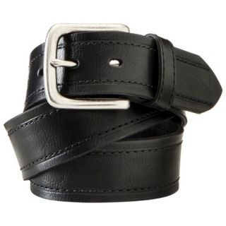 Merona Mens Belt   Leather Black L