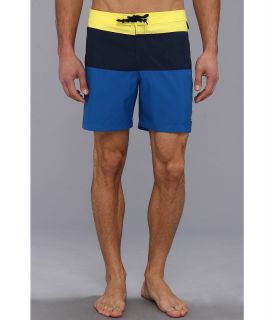 Original Penguin Pieced Solid Swim Volley Swim Short Mens Swimwear (Blue)